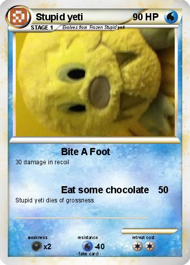 Pokemon Stupid yeti