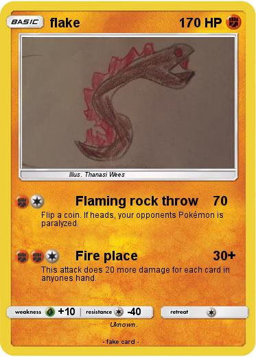 Pokemon flake