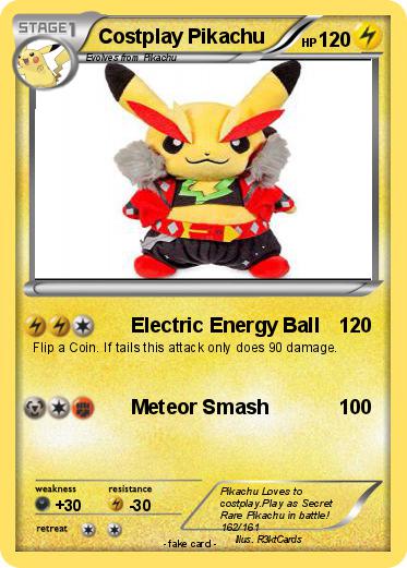 Pokemon Costplay Pikachu