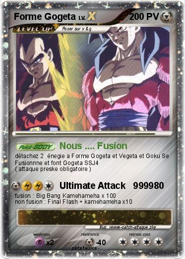 Pokemon Forme Gogeta