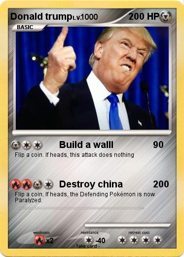 Pokemon Donald trump