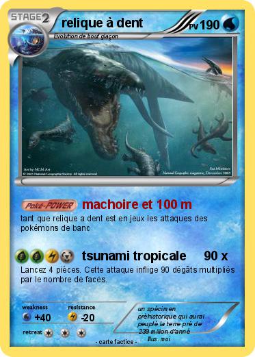 Pokemon relique à dent