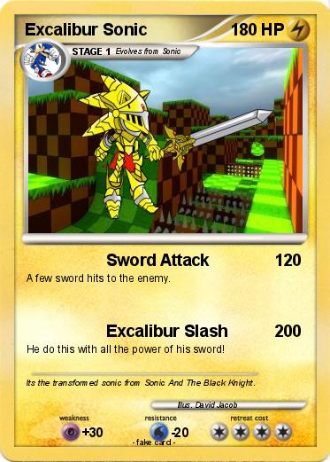 Pokemon Excalibur Sonic