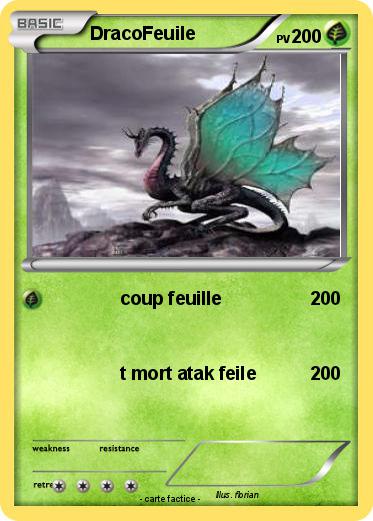 Pokemon DracoFeuile