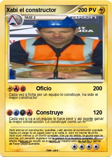 Pokemon Xabi el constructor