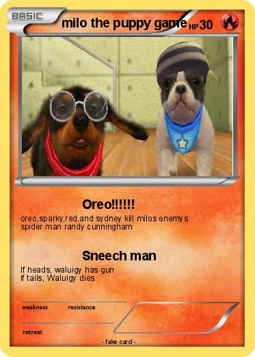 Pokemon milo the puppy game