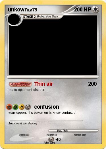Pokemon unkown