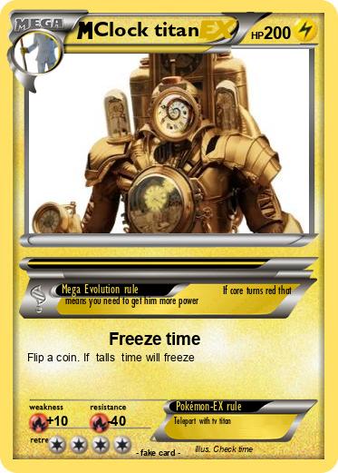 Pokemon Clock titan