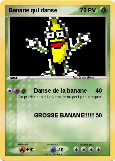 Pokemon Banane qui danse
