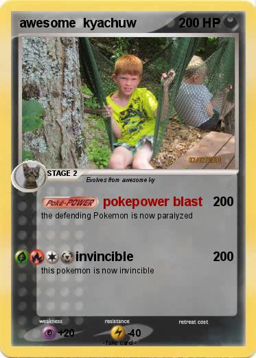Pokemon awesome  kyachuw