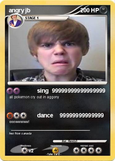 Pokemon angry jb