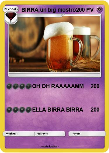 Pokemon BIRRA,un big mostro