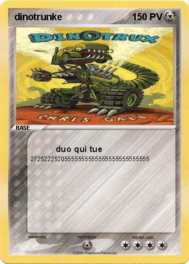 Pokemon dinotrunke