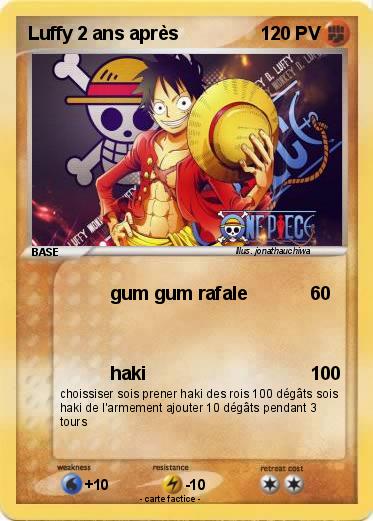 Pokemon Luffy 2 ans après