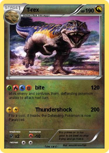 Pokemon T-rex