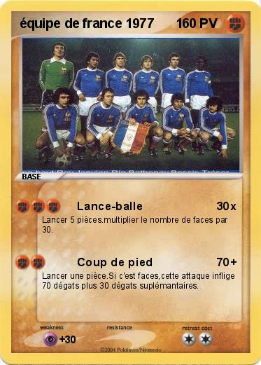 Pokemon équipe de france 1977      1