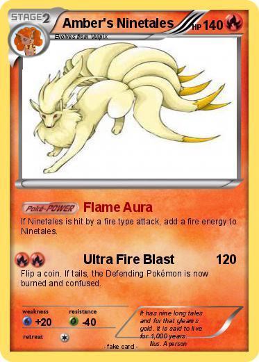 Pokemon Amber's Ninetales