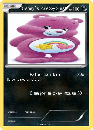 Pokemon Disney's creppypiest