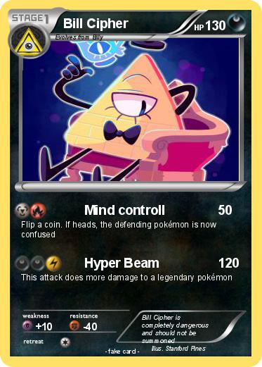 Pokemon Bill Cipher