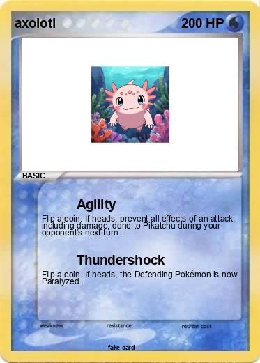 Pokemon axolotl