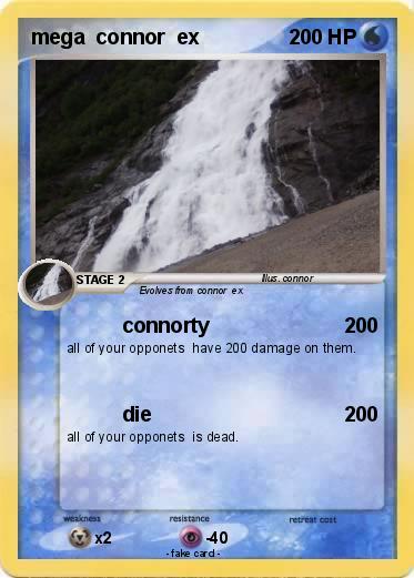 Pokemon mega  connor  ex
