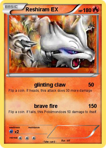 Pokemon Reshiram EX