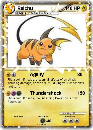 Pokemon Raichu