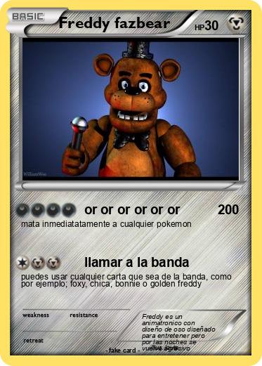 Pokemon Freddy fazbear