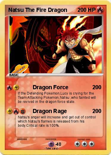 Pokemon Natsu The Fire Dragon