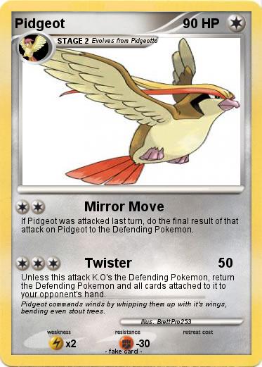Pokemon Pidgeot