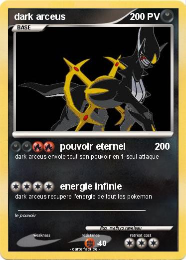 Pokemon dark arceus