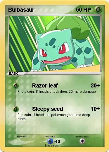 Pokemon Bulbasaur