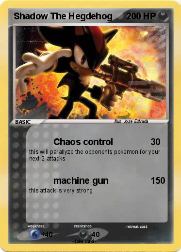 Pokemon Shadow The Hegdehog