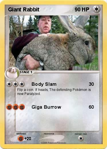 Pokemon Giant Rabbit