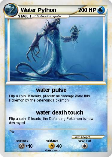 Pokemon Water Python
