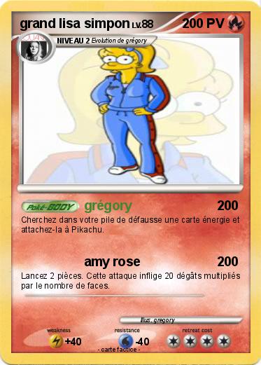 Pokemon grand lisa simpon