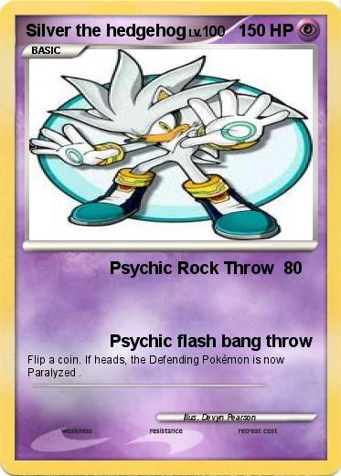 Pokemon Silver the hedgehog