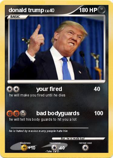 Pokemon donald trump