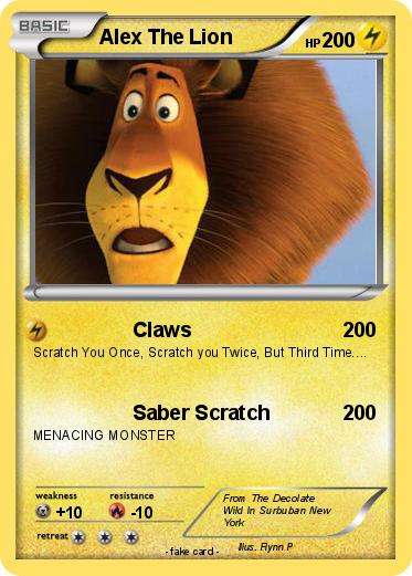 Pokemon Alex The Lion