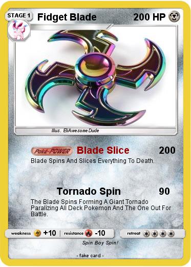 Pokemon Fidget Blade