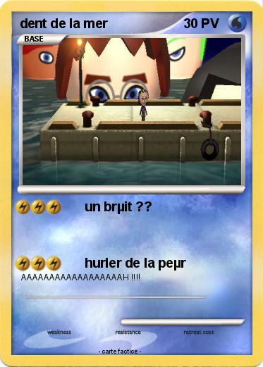 Pokemon dent de la mer