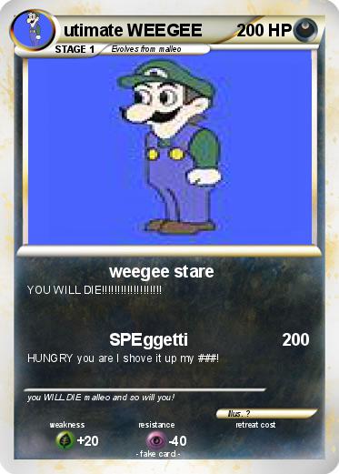 Pokemon utimate WEEGEE
