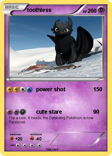Pokemon toothless