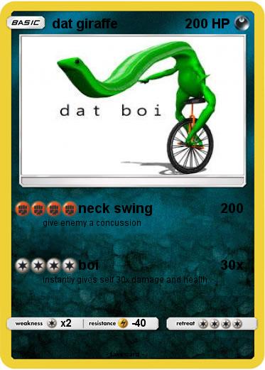 Pokemon dat giraffe