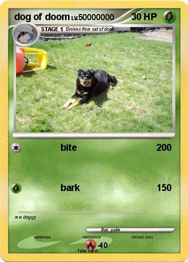 Pokemon dog of doom