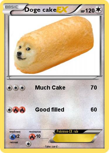 Pokemon Doge cake