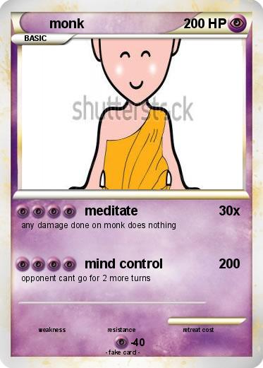 Pokemon monk