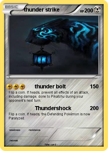 Pokemon thunder strike