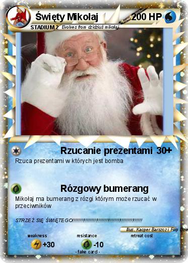 Pokemon Święty Mikołaj