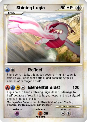 Pokemon Shining Lugia